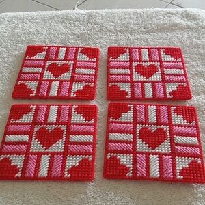 Valentine coasters